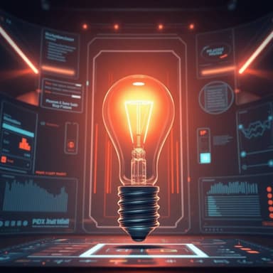 Lightbulb representing an app idea